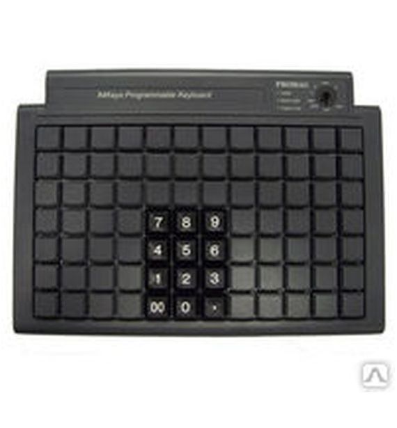 Программируемая клавиатура АТОЛ KB-60-KU черная c ридером магнитных карт на 1-3 дорожки